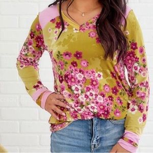 NWOT Celeste Stretchy Long Sleeve Top, size 1X